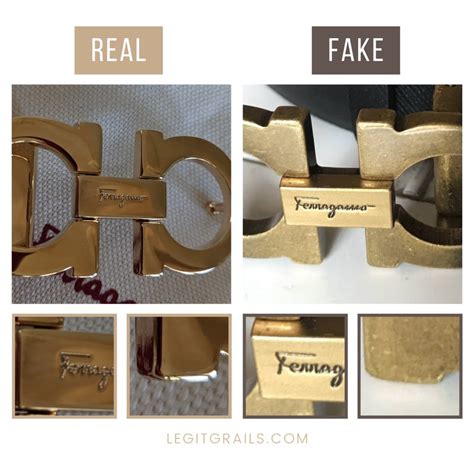 ferragamo slides fake vs real|how to spot a Ferragamo.